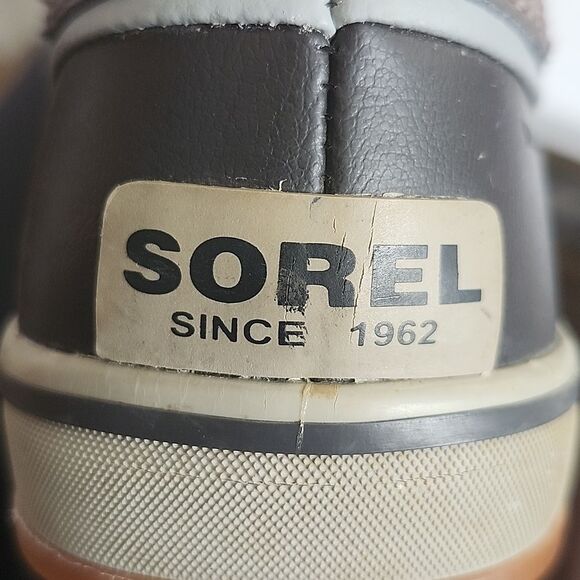 Sorel Tivoli Waterproof blue & brown plaid duck boots, size Wm's 6 - Picture 9 of 9